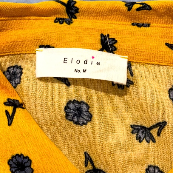 Yellow floral top - Picture 3 of 3
